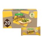 sanissimo salmas oven baked corn crackers pack