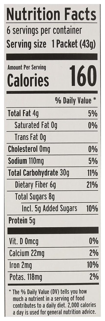purely elizabeth banana nut superfood oatmeal pack