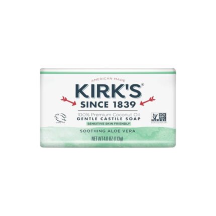 kirk's gentle castile castile soap soothing aloe vera