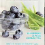 bigelow tea blueberry & aloe herbal tea pack