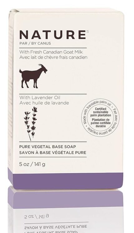 Nature By Canus Bar Soap, Lavender Oil, 5 Oz