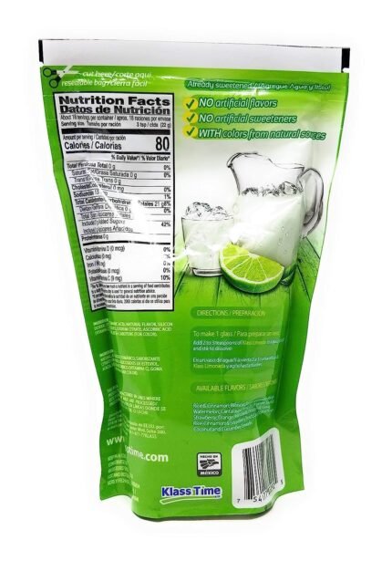 klass drink mix powder limonada flavor pack