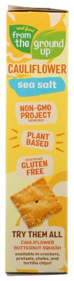 from the ground up cauliflower crackers sea salt