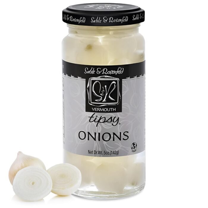 sable & rosenfeld tipsy onions for cocktails
