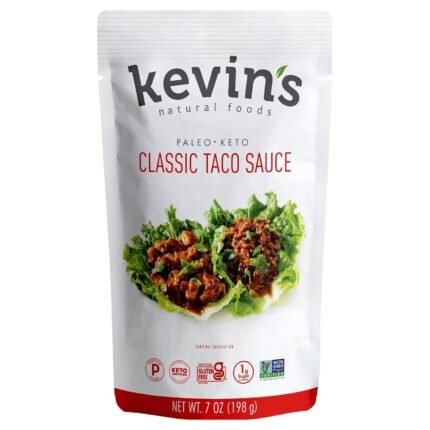 kevin's natural foods classic taco sauce pack