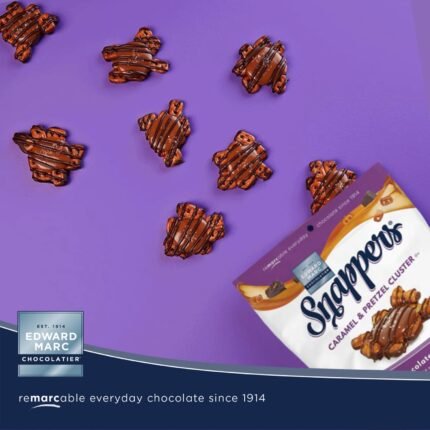 edward marc snappers dark chocolate pretzels