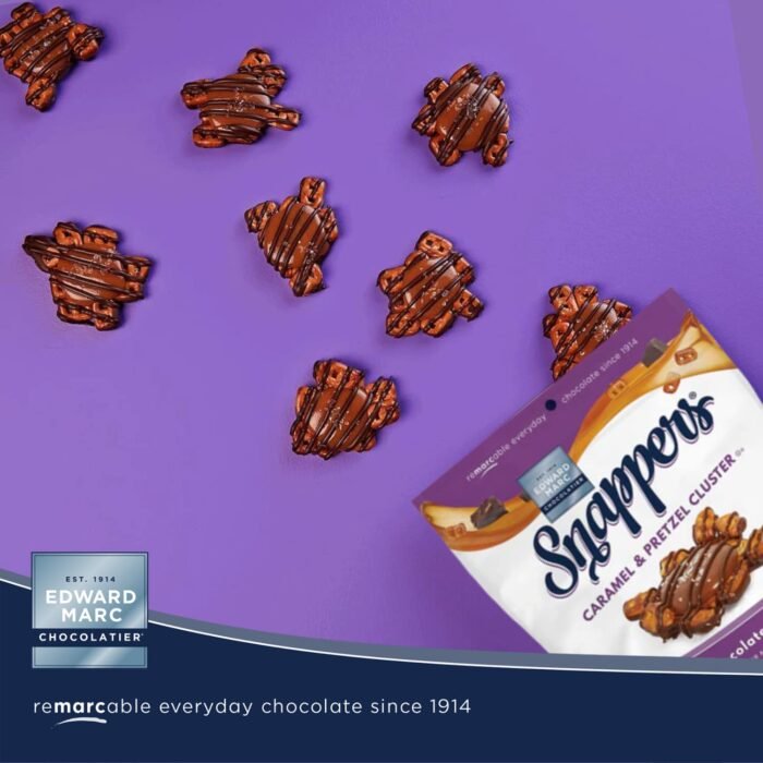 edward marc snappers dark chocolate pretzels