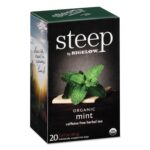 steep by bigelow organic mint herbal tea pack