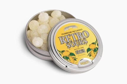 Retro Sours Hard Tangy Candy, Citrus, 2.12 Oz
