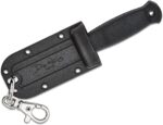 shark lock demko knives fixed blade with sheath