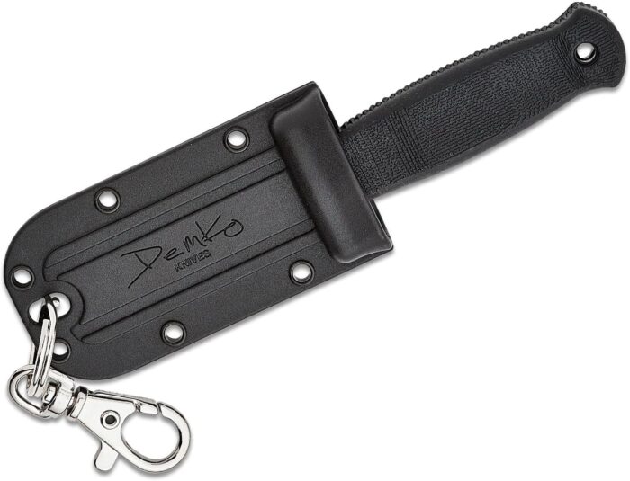 shark lock demko knives fixed blade with sheath