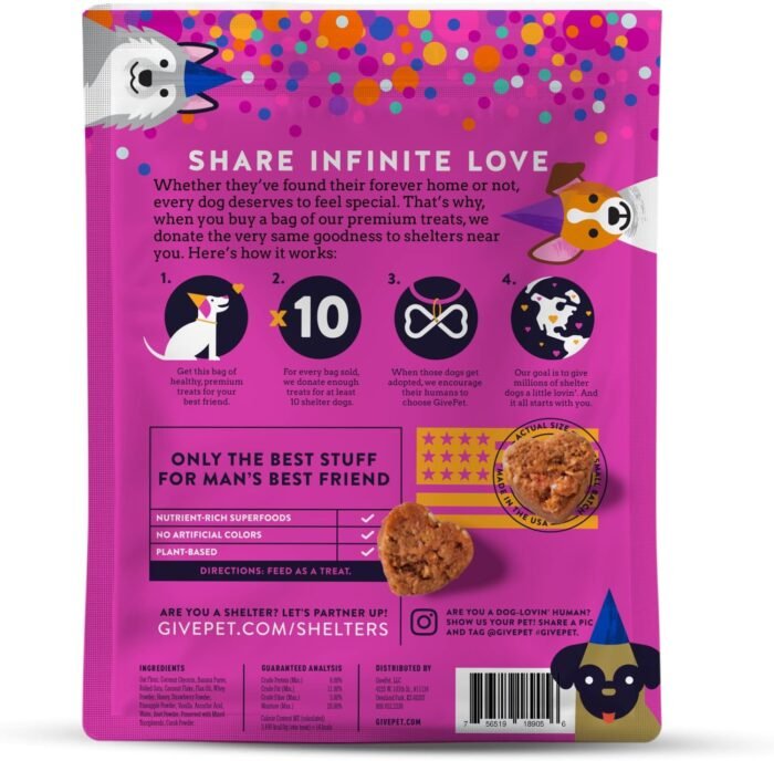 give pet gotcha day paw ty dog treats pack