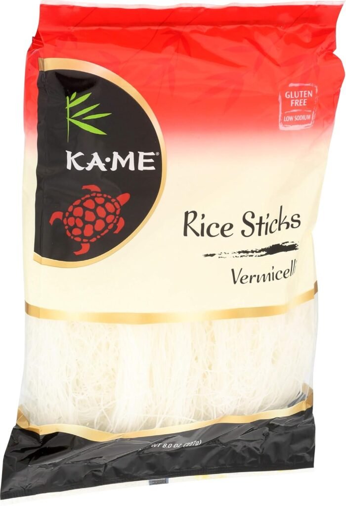kame rice stick noodles vermecelli pack