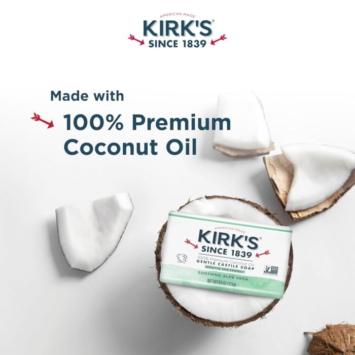 kirk's gentle castile castile soap soothing aloe vera