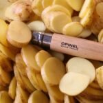 opinel no 12 stainless steel pocket knife beechwood