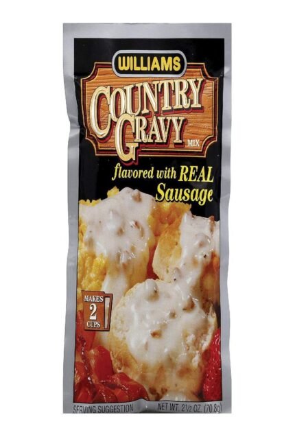 williams country gravy with real sausage pack