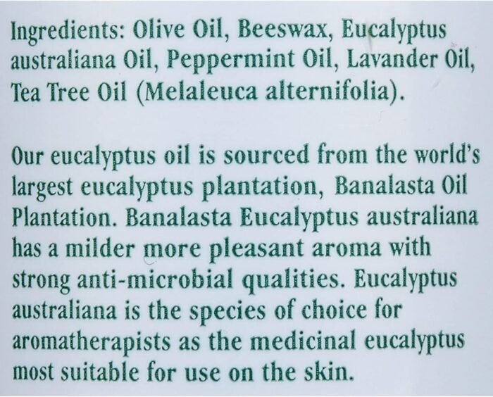 tea tree therapy eucalyptus chest rub