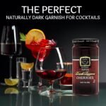 bourbon tipsy dark cherries for cocktails
