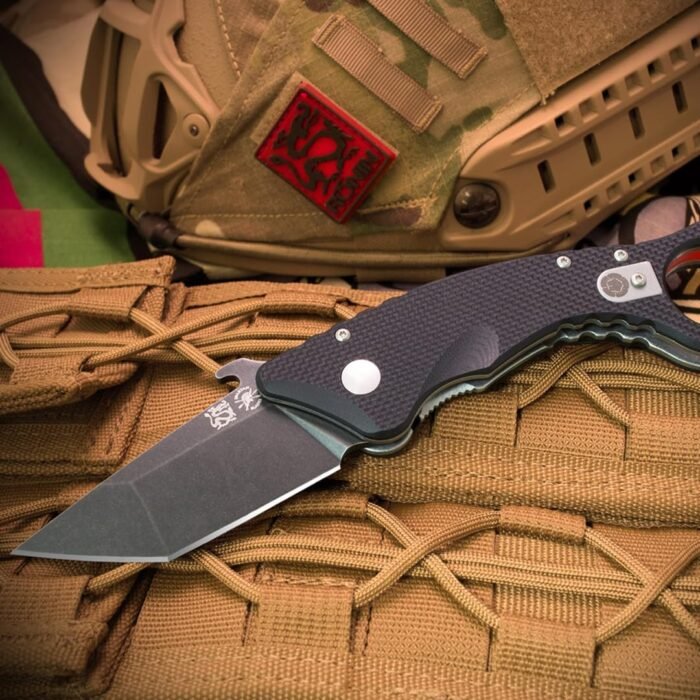 spartan blades shoto tonin folding karambit knife black