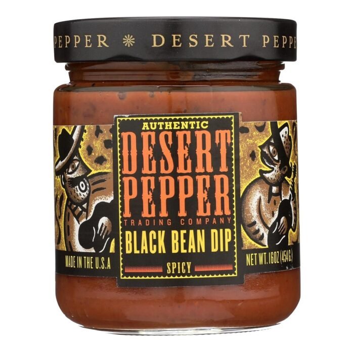 desert pepper spicy black bean dip