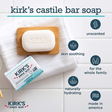 kirk's gentle castile soap fragrance soap