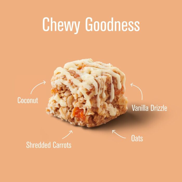 heaventy hunks carrot cake drizzle