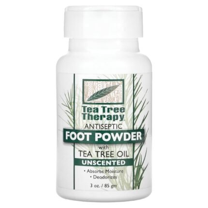 tea tree therapy antiseptic foot powder unscented