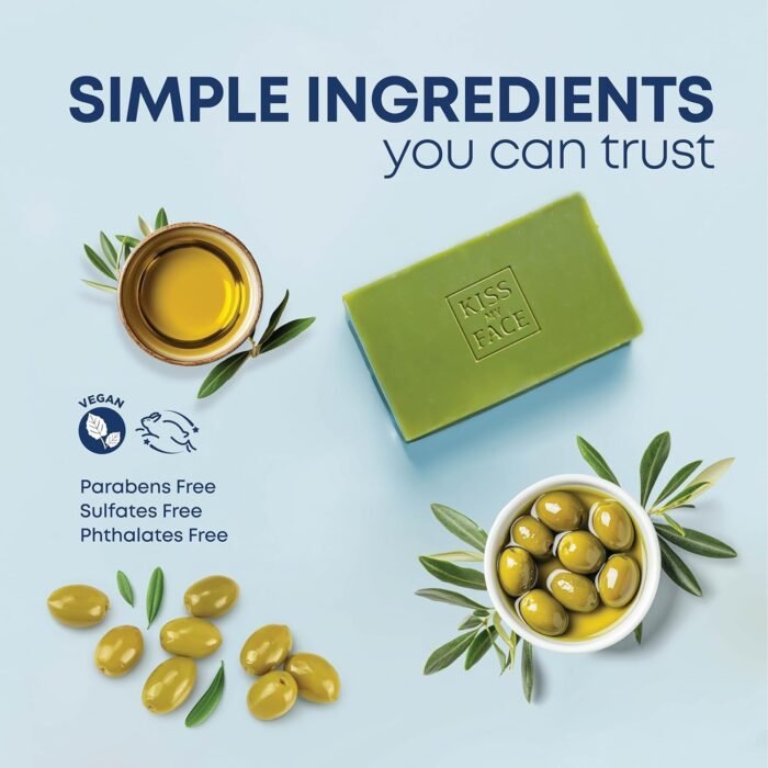kiss my face olive oil bar soap
