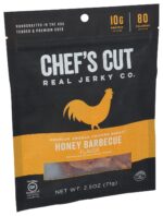 chefs cut real chicken jerky honey barbecue pack