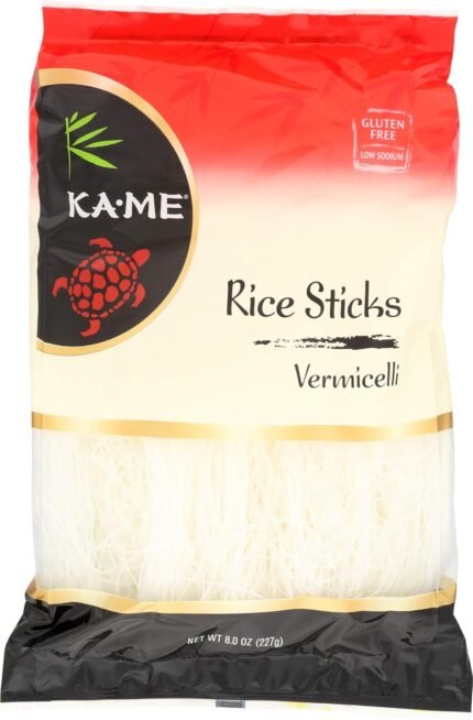 kame rice stick noodles vermecelli pack