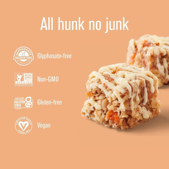 heaventy hunks carrot cake drizzle