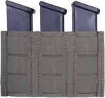 Esstac Triple Pistol Gap KYWI Mag Pouch, Ranger Green - Image 3
