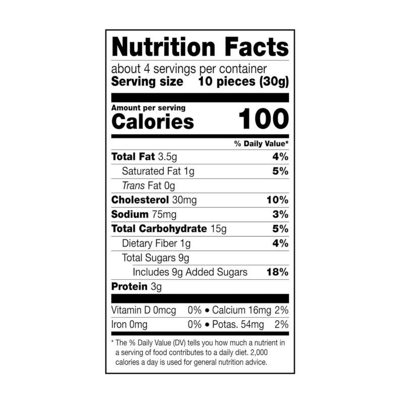 nonnis bakery snackers dark chocolate brownie