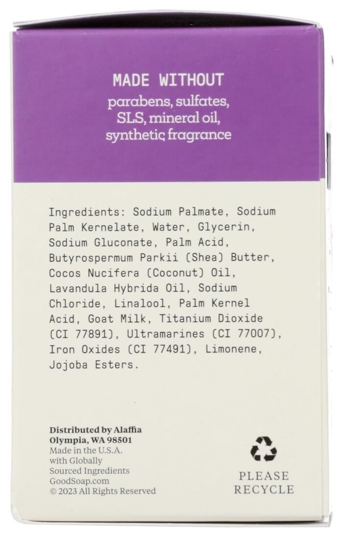 alaffia good soap lavender