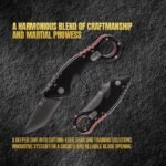 spartan blades shoto tonin folding karambit knife black