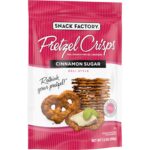 snack factory pretzel crisps cinnamon sugar pack