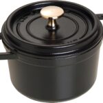 staub la cocotte round black 16 cm