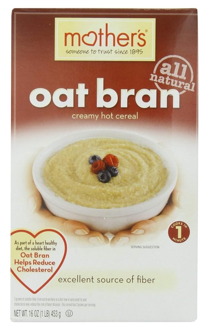 mothers cereal hot oat bran pack