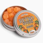 Retro Sours Hard Tangy Candy, Tangerine, 2.12 Oz