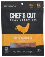chefs cut real chicken jerky honey barbecue pack