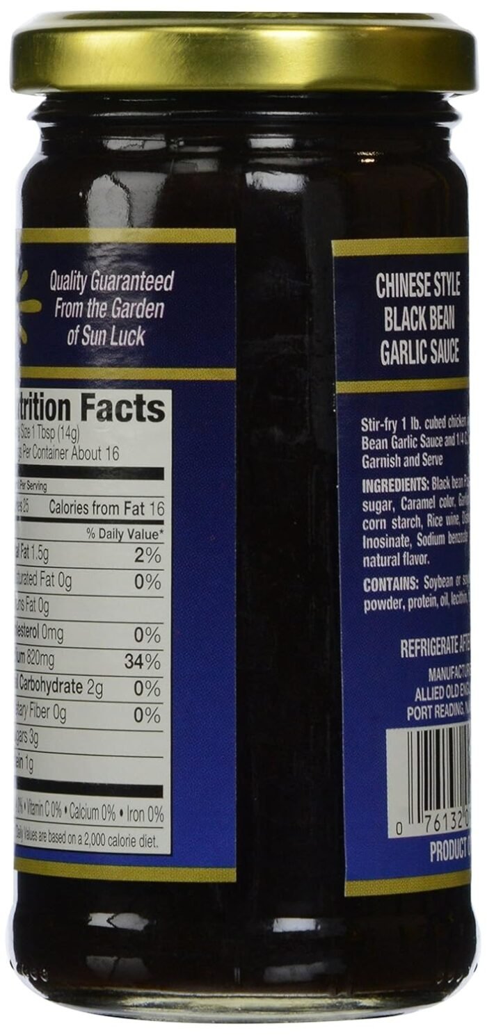 sun luck black bean garlic sauce