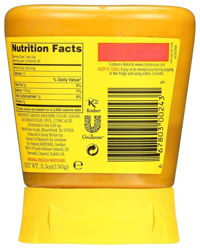 colman's squeezy mustard