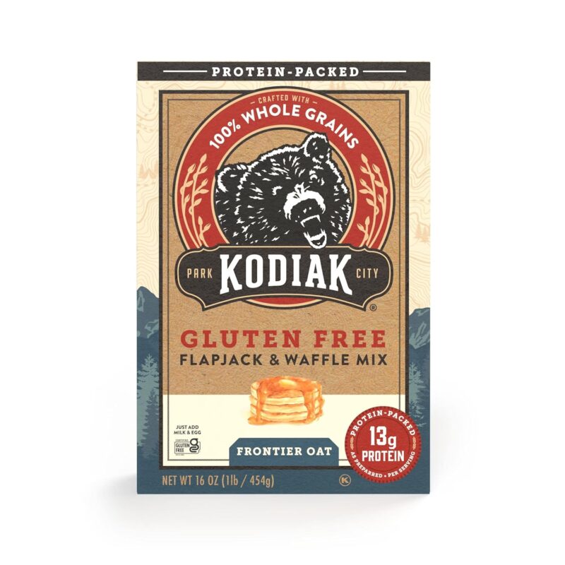 kodiak gluten free flapjack & waffle mix pack