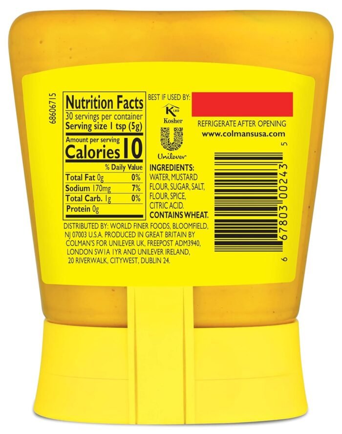 colman's squeezy mustard