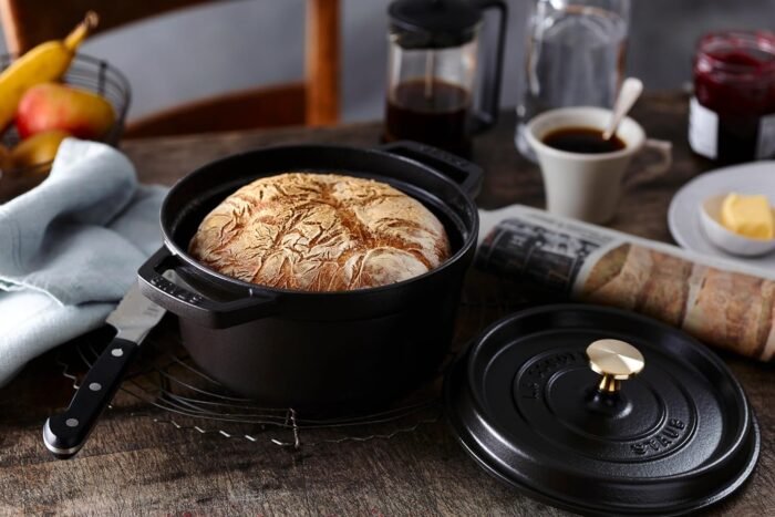 staub la cocotte round black 16 cm