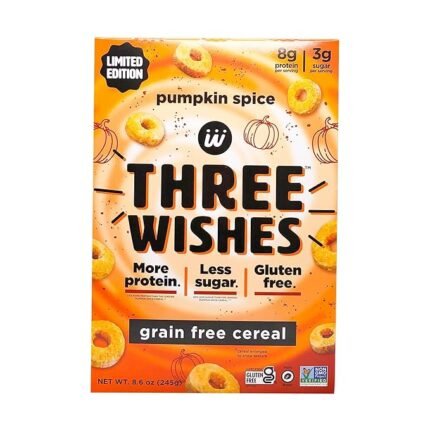 three wishes pumpkin spice grain free cereal pack