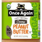 once again organic creamy peanut butter
