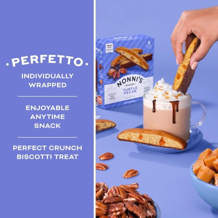 nonnis turtle pecan biscotti