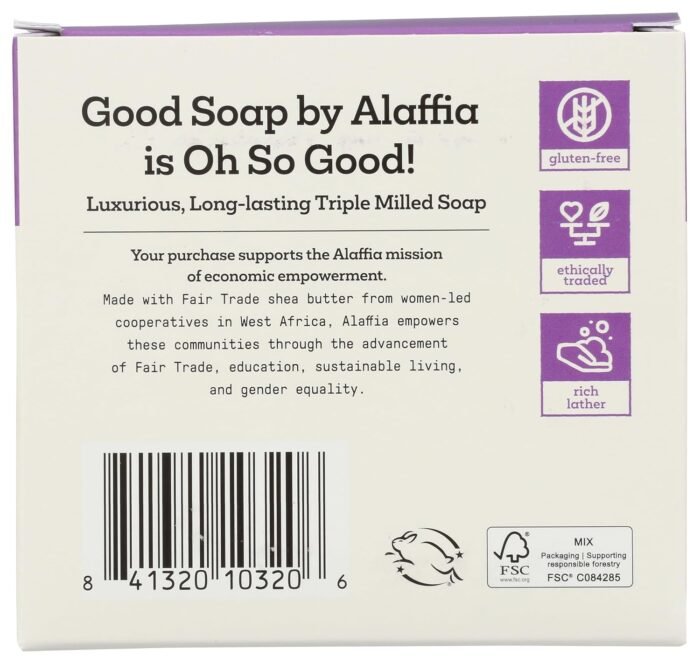alaffia good soap lavender