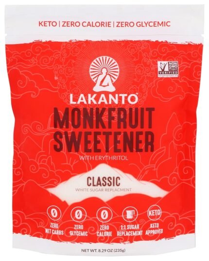 Lakanto Sweetener Monkfruit Classic, 8.29 Oz
